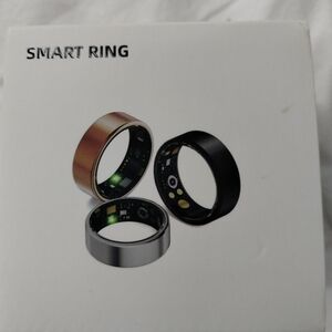 SmartHealth Stainless Steel Smart Ring New In Box Size 8